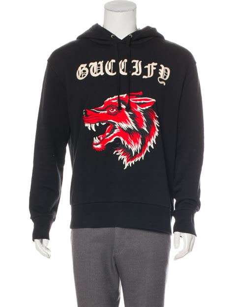 gucci hoodie wolf on hood